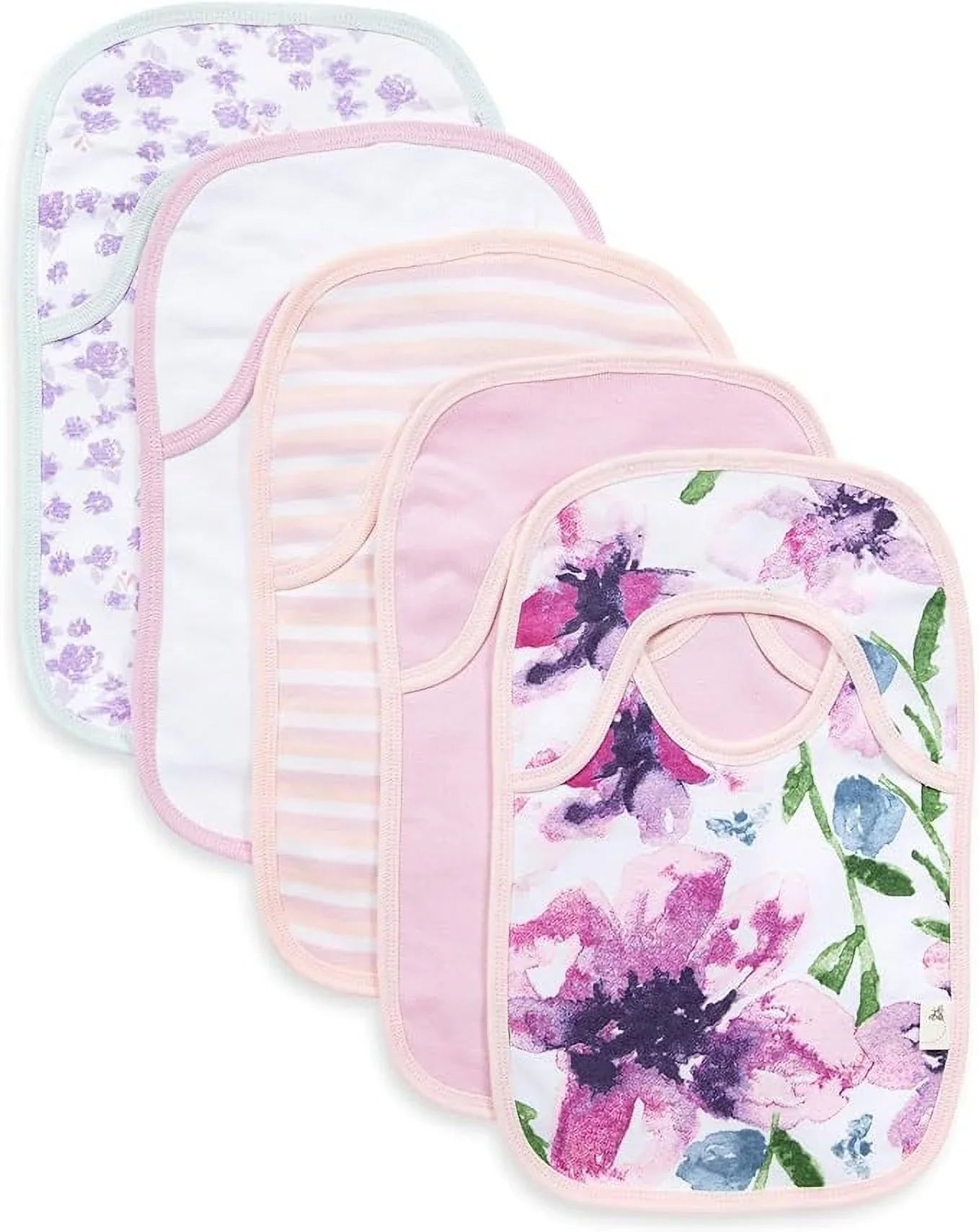 Multi-Pack Organic Cotton Pull-On Bibs