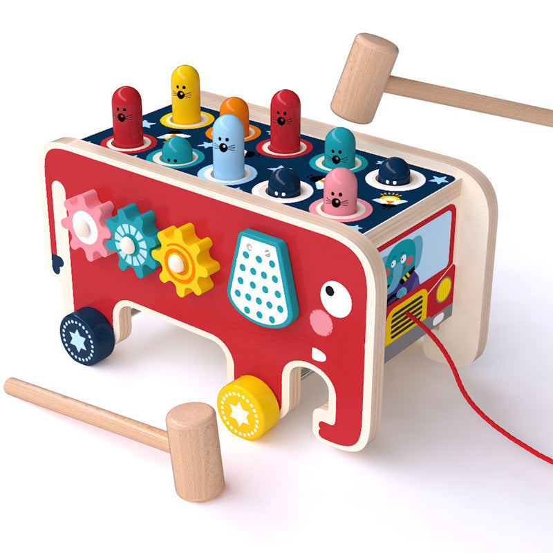 Tug Along Animal Bus