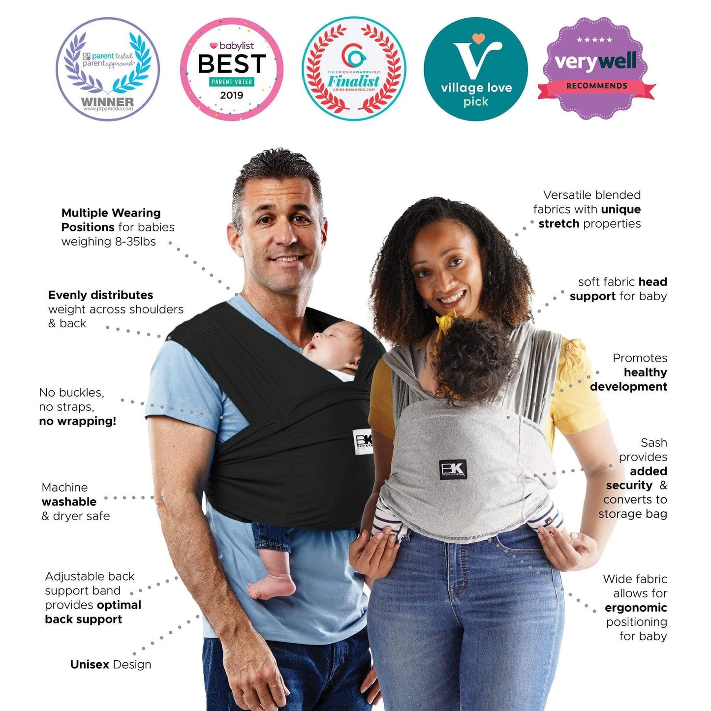 Wrap-Style Baby Carrier