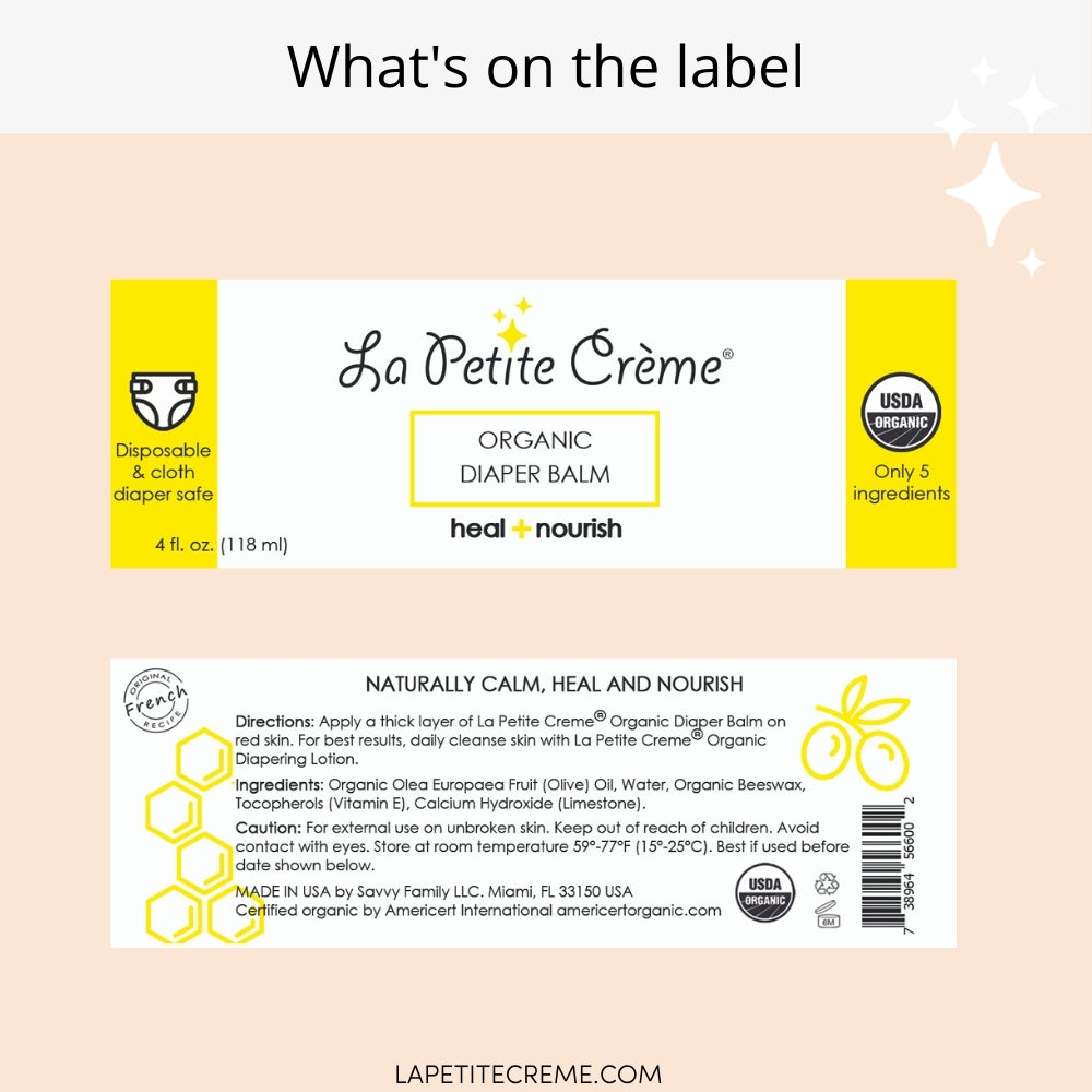 Organic French Diaper Rash Cream