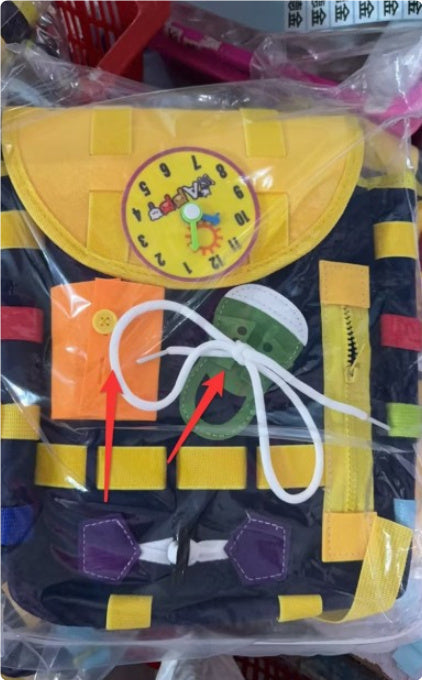 Toddler Busy Board Backpack β Educational Activity Toy