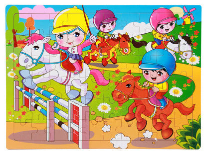 Wooden Animal Puzzle β Educational Jigsaw Toy for Kids