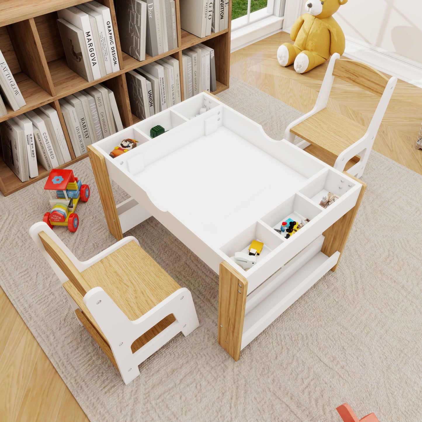 2 in 1 Activity Table and 2 Chair Set