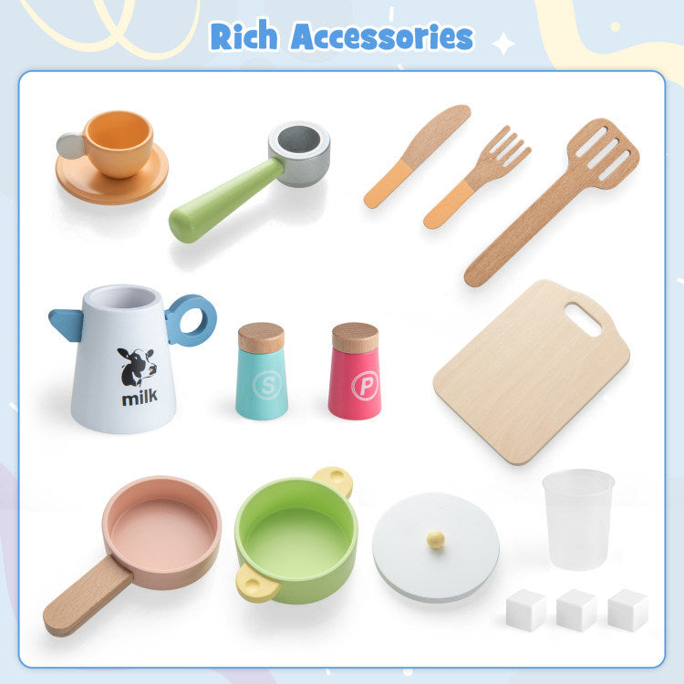 Kitchen Playset w/ Microwave & Coffee Maker