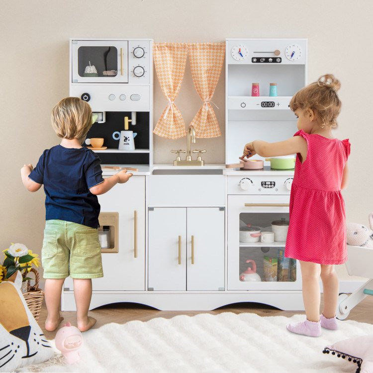 Kitchen Playset w/ Microwave & Coffee Maker