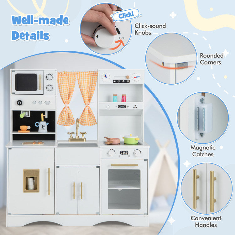 Kitchen Playset w/ Microwave & Coffee Maker