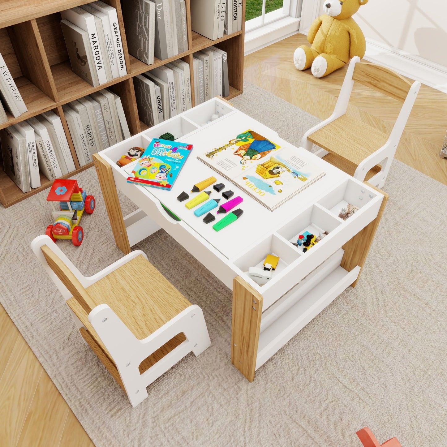 2 in 1 Activity Table and 2 Chair Set