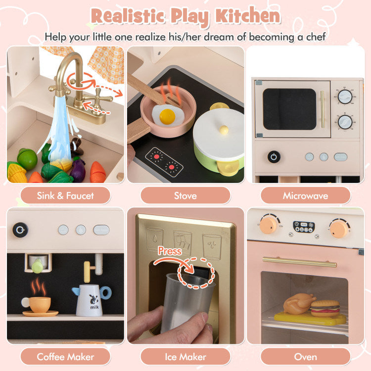Kitchen Playset w/ Microwave & Coffee Maker
