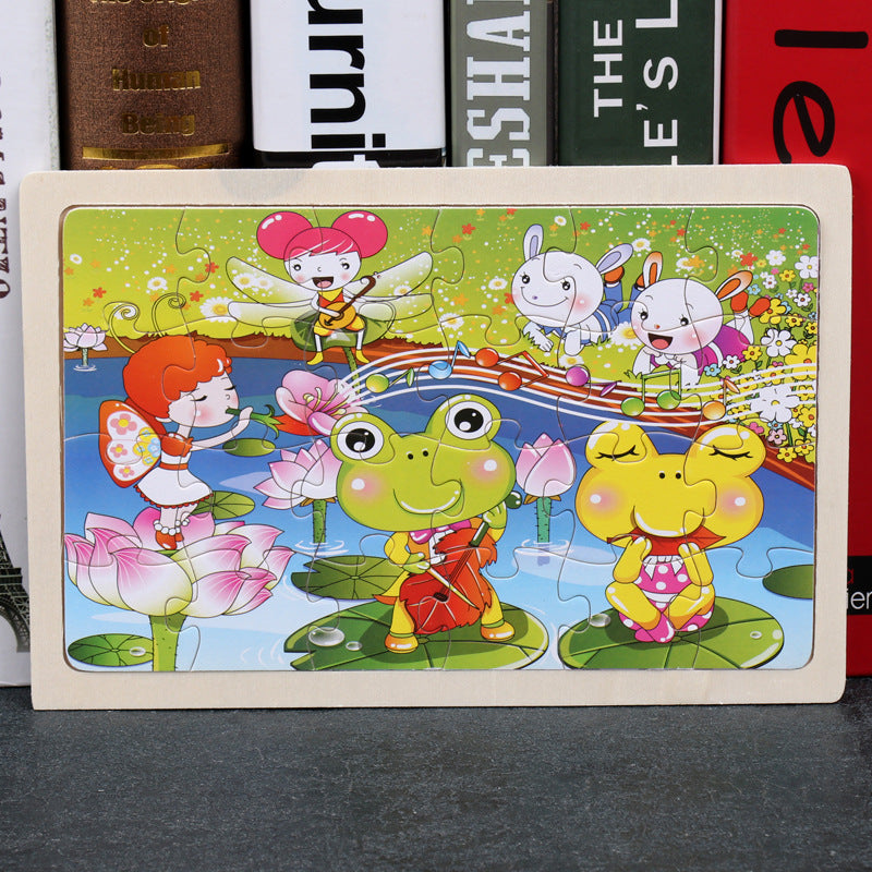 Wooden Animal Puzzle β Educational Jigsaw Toy for Kids