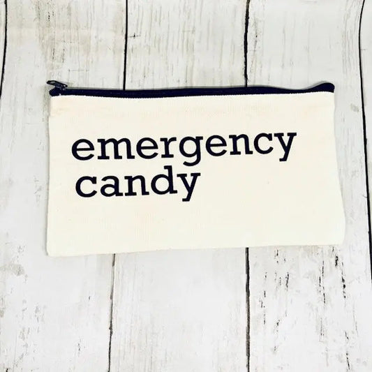 Emergency Candy/Snacks, Zipper Pouch