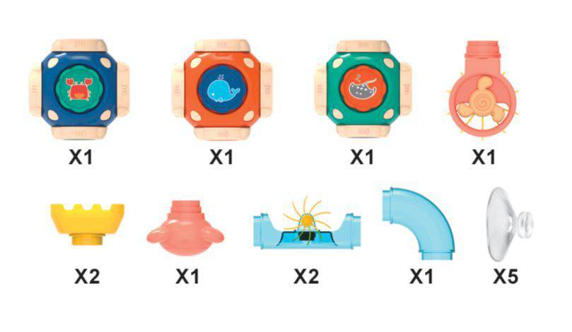 Bath Pipes Tub Toy