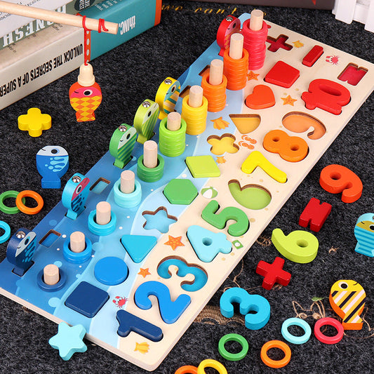 3D Alphabet and Number Puzzle