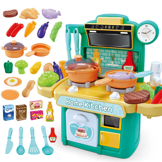 Kids Play Kitchen Set – Large Dishwasher Pool with 23 Accessories