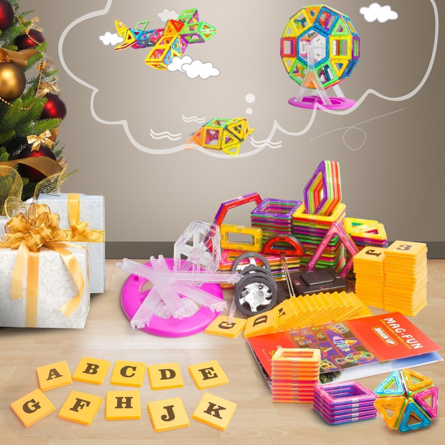 Magnetic Building Blocks – 3D Educational Building Toy
