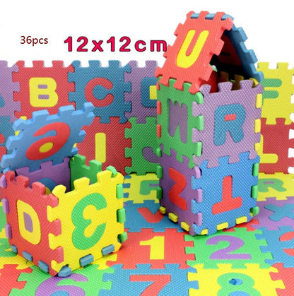 Colorful Foam Alphabet & Number Puzzle Mat