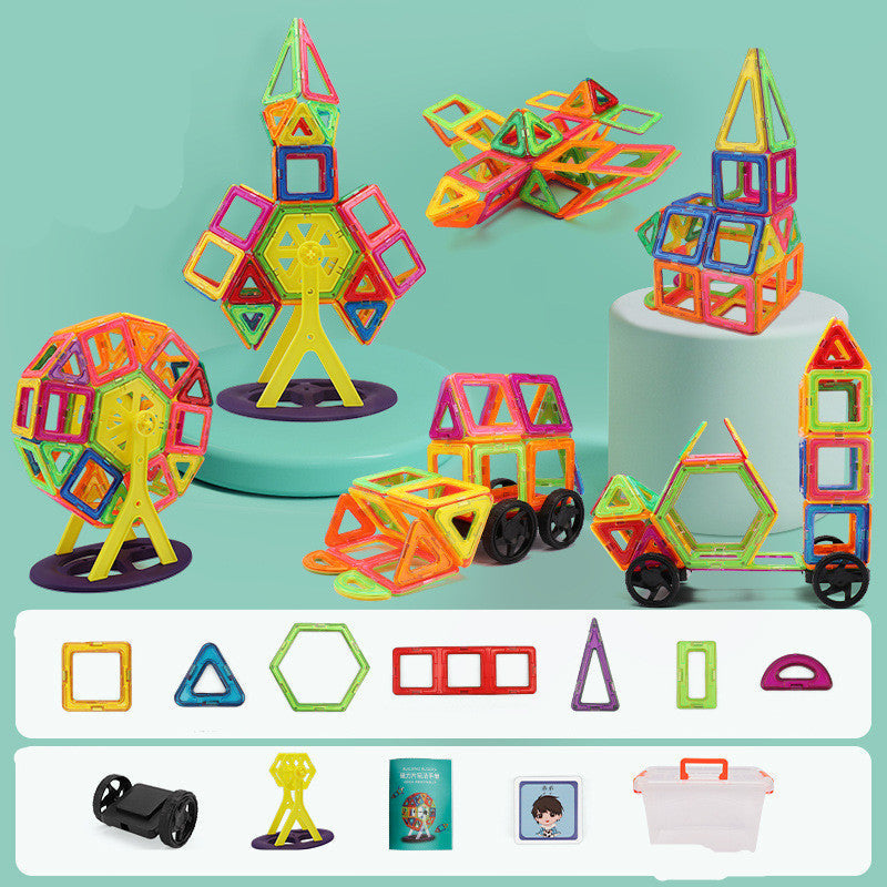 Magnetic Building Blocks Set – Educational Toy for Early Learning and Creativity
