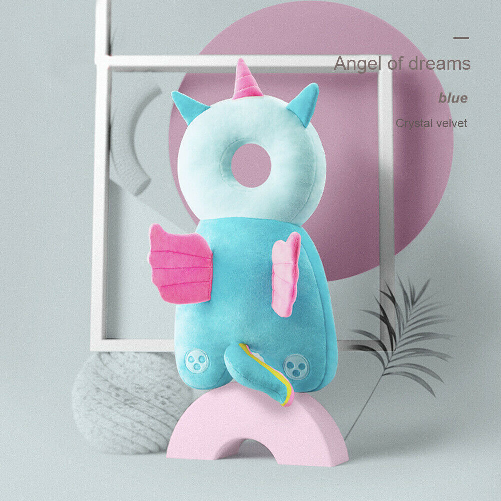 Newborn Toddler Baby Head Protector Safety Pad Cushion Back Prevent Injured Unicorn Bee Cartoon Security Pillows 1-3Y
