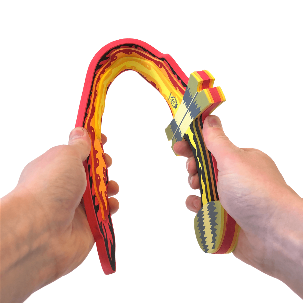 Fantasy Flame Foam Sword