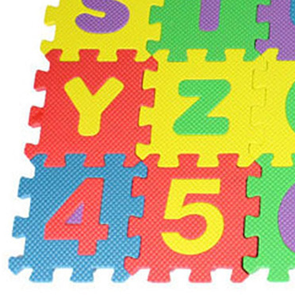 Colorful Foam Alphabet & Number Puzzle Mat
