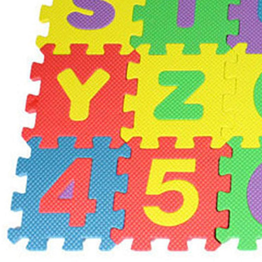 Colorful Foam Alphabet & Number Puzzle Mat