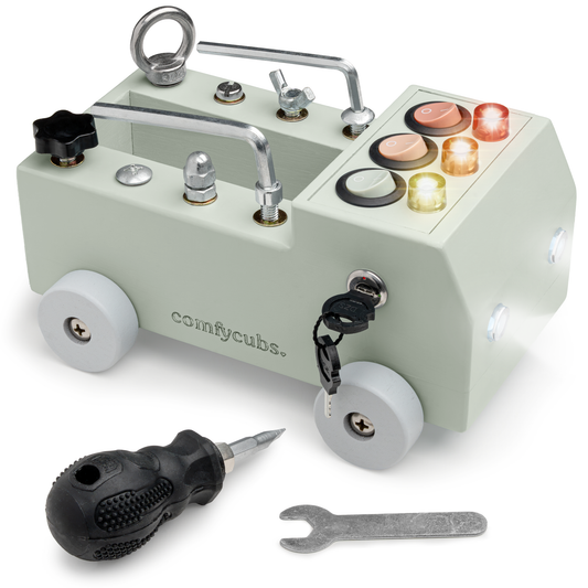 Busy Board Toy Truck Set