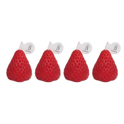Decorative Strawberry Shaped Candles