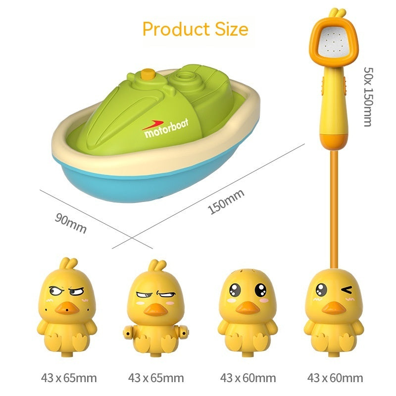 Cute Spray Duck w/ Shower Boat