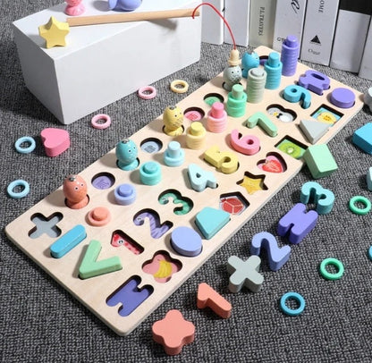 3D Alphabet and Number Puzzle