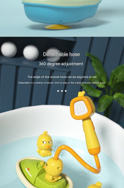 Cute Spray Duck w/ Shower Boat