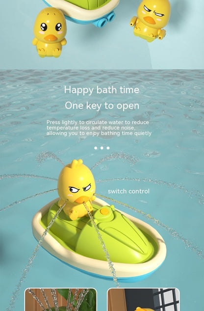 Cute Spray Duck w/ Shower Boat