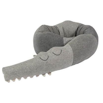 Soft Crocodile Crib Bumper