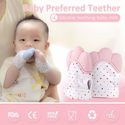 Silicone Teething Mitten