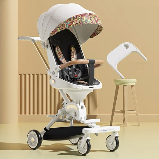 Sit/Lie Flat Two-way Folding Stroller