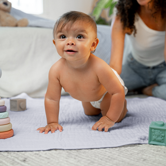 Baby Muslin Blanket - Gray