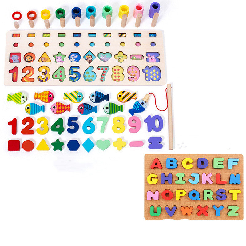 3D Alphabet and Number Puzzle