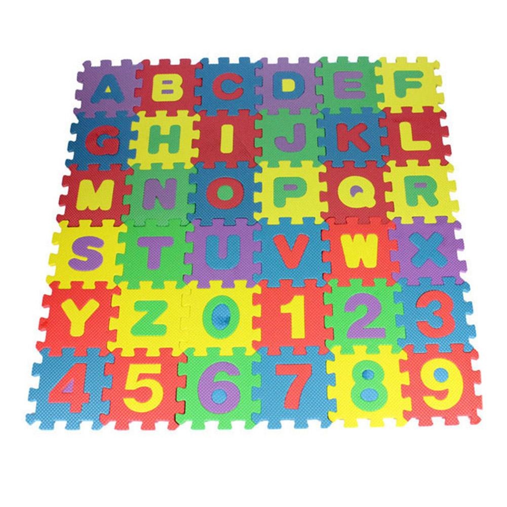 Colorful Foam Alphabet & Number Puzzle Mat