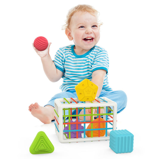 Baby Grip Training Toy – Fine Motor Skill Development Sensory Blocks