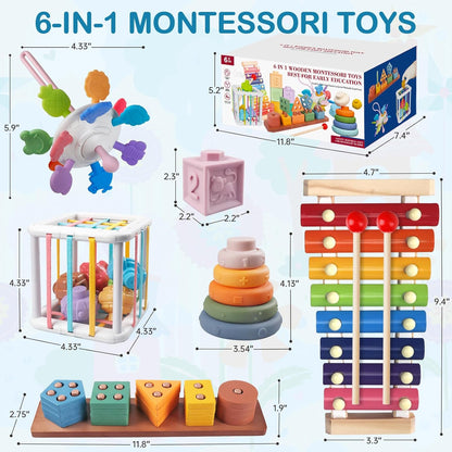 6-in-1 Montessori Toy Set
