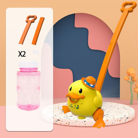 Automatic Bubble Cart Toy with Sound and Light