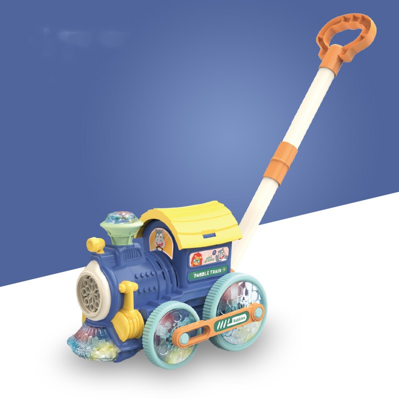 Automatic Bubble Cart Toy with Sound and Light