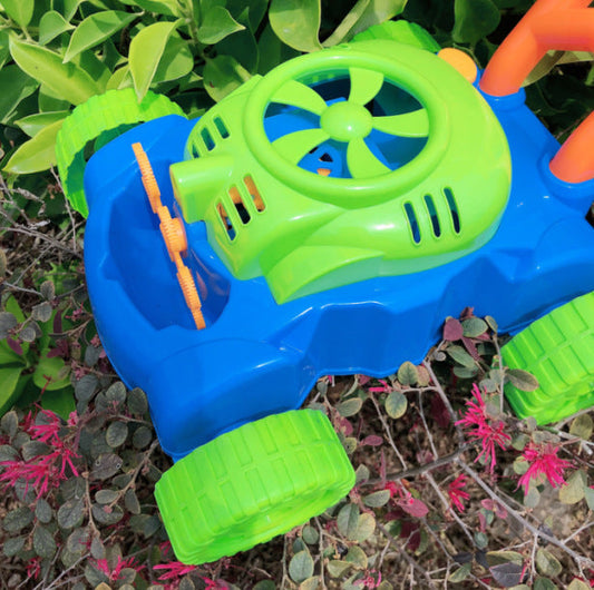 Electric Bubble Machine Push Toy – Outdoor Fun Bubble Blower for Kids