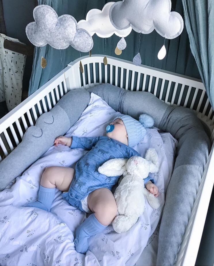 Soft Crocodile Crib Bumper