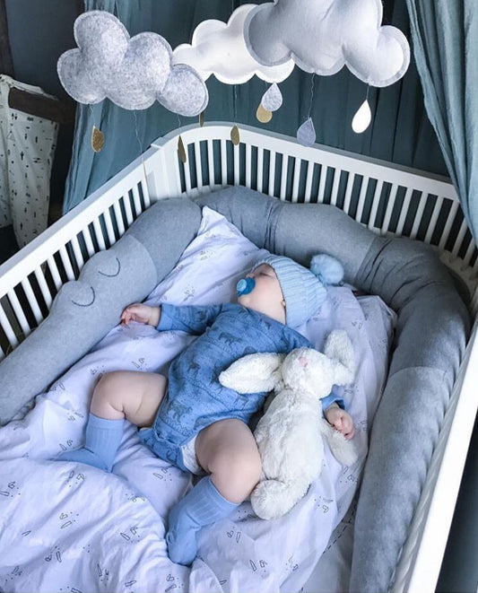Soft Crocodile Crib Bumper
