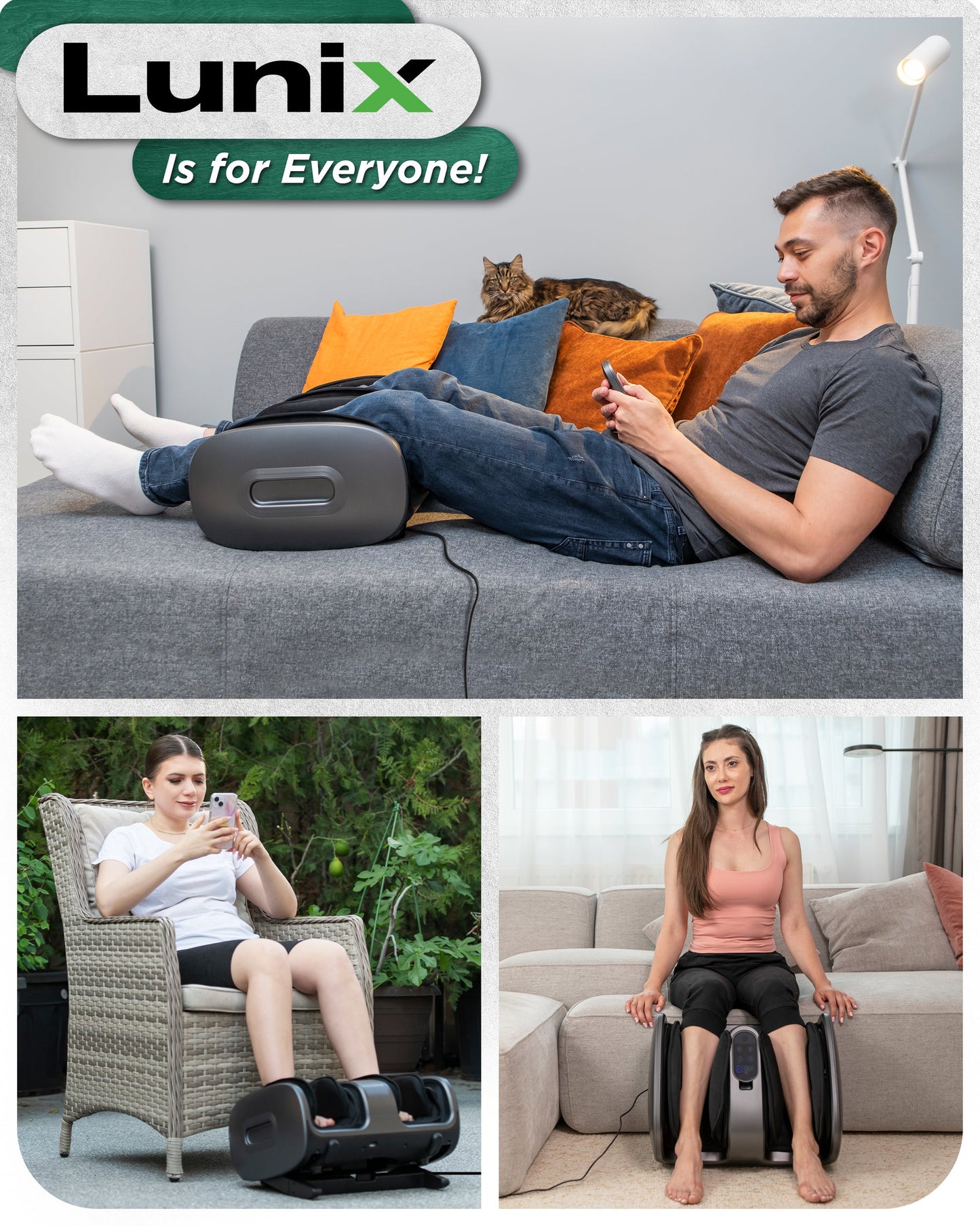 Foot and Calf Massager w/Remote