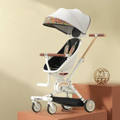 Sit/Lie Flat Two-way Folding Stroller