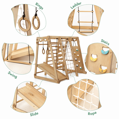 6-in-1 Indoor Jungle Gym
