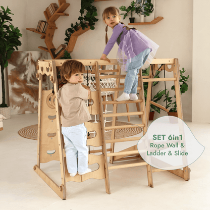 6-in-1 Indoor Jungle Gym