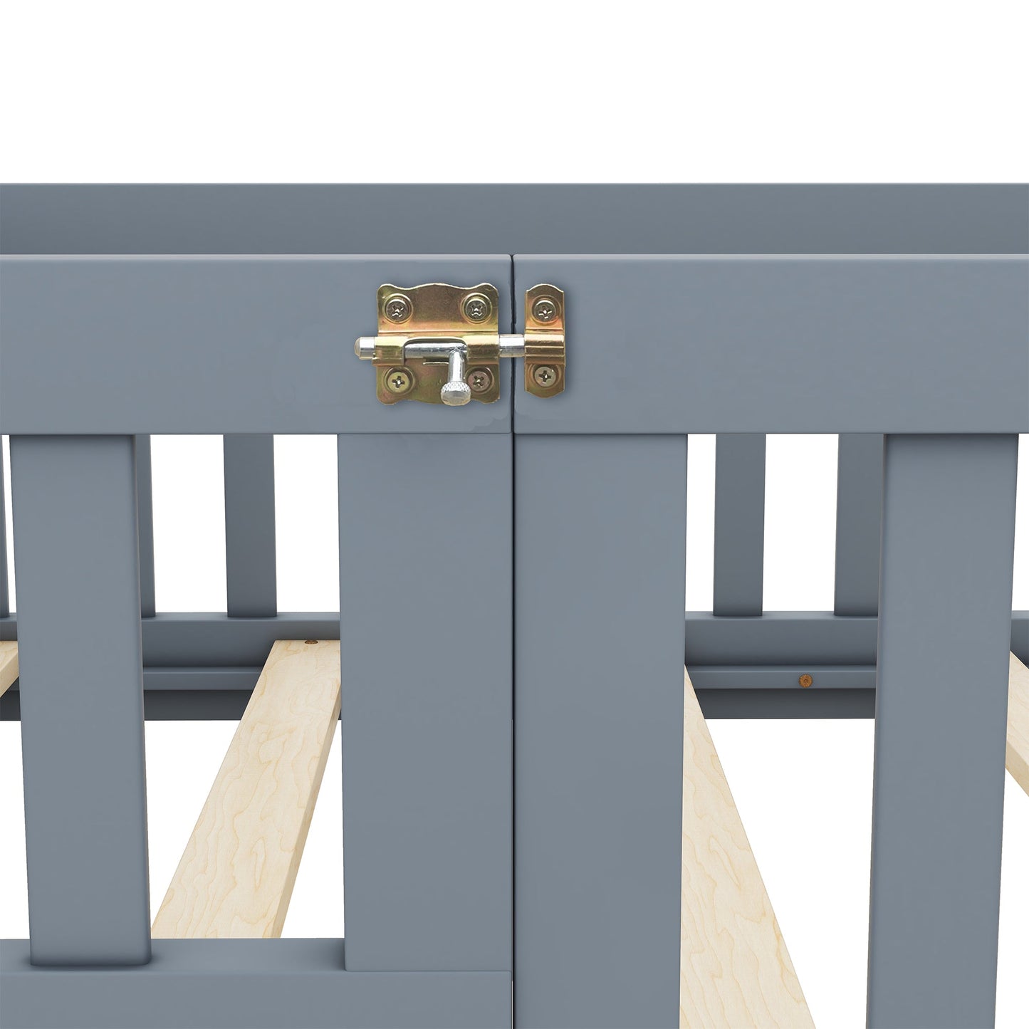 Twin Size Floor Bed w/ Safety Guardrails