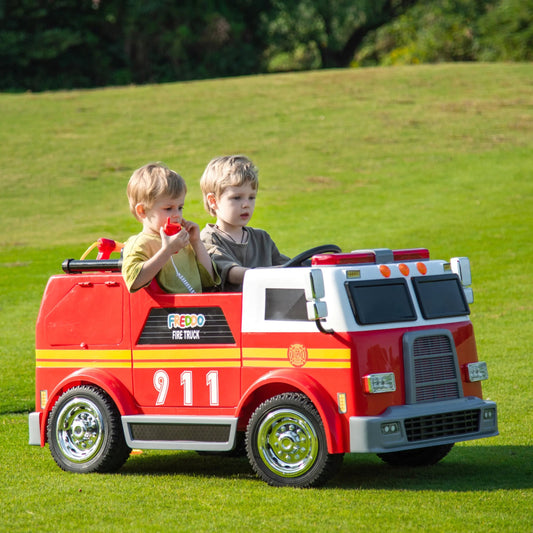 24V 2-Seater Fire Truck