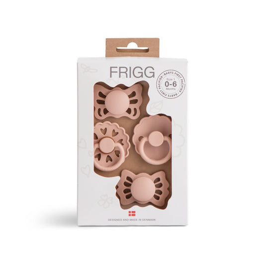 FRIGG Baby's First Pacifier | Blush 4-Pack